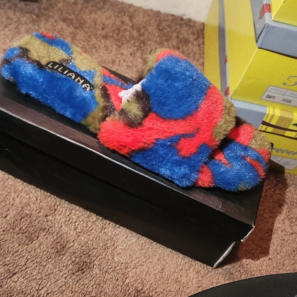 Fur Sandal